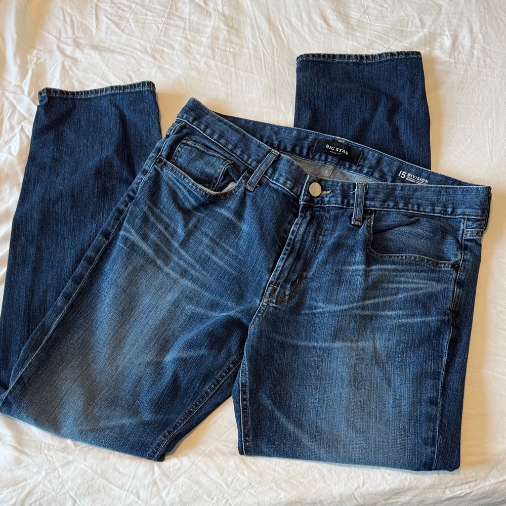 Big Star Relaxed Fit Dark Blue Jeans